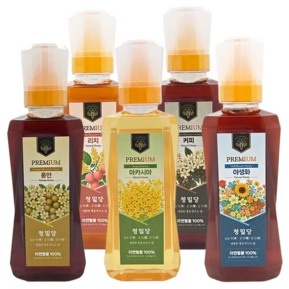 청밀당 튜브(청정 베트남) 야생화 + 아카시아 + 리치 or 룽안 or 커피 (3kg)